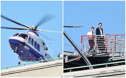 Elkann in elicottero al Lingotto