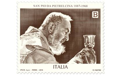 Padre Pio, ecco il francobollo per i 50 anni dalla morte