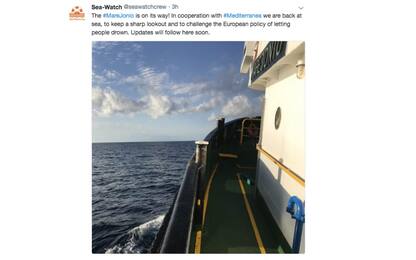Migranti, salpa nave italiana “Mediterranea”: “Pronti a salvare vite”