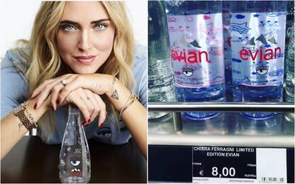 L'acqua Evian firmata Chiara Ferragni costa 8 euro: polemiche in Rete