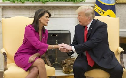 Usa, si è dimessa l'ambasciatrice all'Onu Nikki Haley