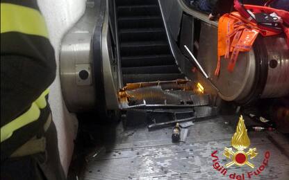 Metro Roma, crolla scala mobile: 24 feriti, molti tifosi del Cska