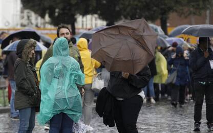 Maltempo nel Lazio: allerta gialla per temporali