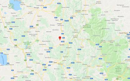 Terremoto, scossa di magnitudo 3.1 tra Foligno e Spoleto