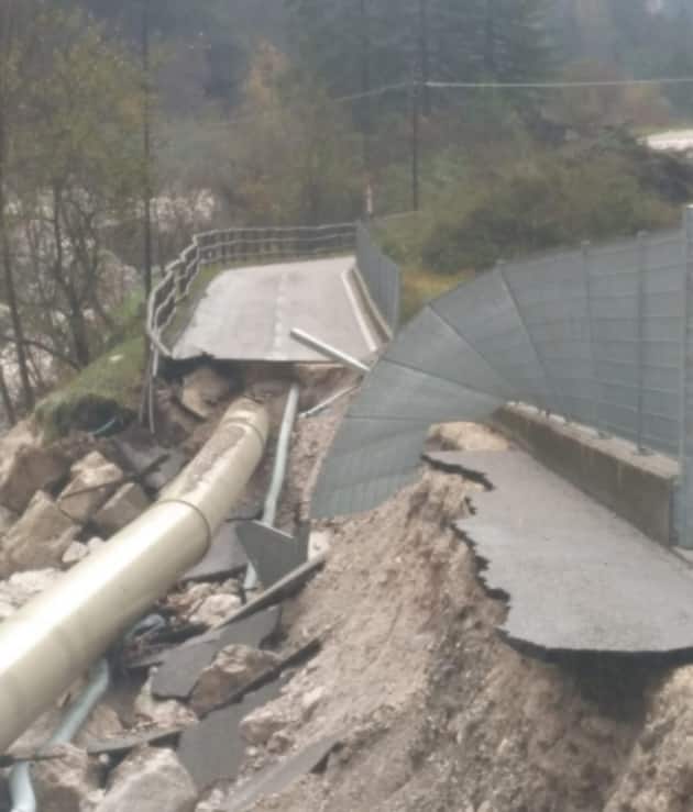 Maltempo Veneto, frane e danni nel Bellunese: comuni isolati. FOTO ...