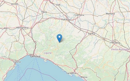Terremoti, scossa di magnitudo 3.2 tra Piacenza e Genova