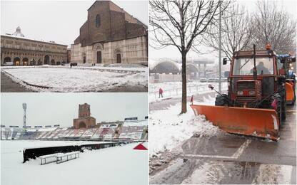 Neve in Emilia Romagna, Bologna tra le città imbiancate