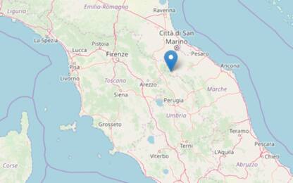 Terremoto, scossa di magnitudo 3.6 tra Umbria e Marche
