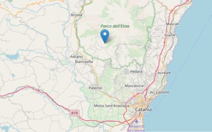 Terremoto Catania, sette scosse in poche ore vicino all'Etna