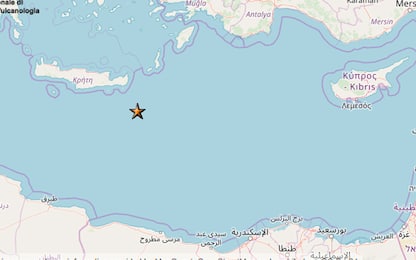 Terremoto in Grecia, scossa di magnitudo 4.8 vicino all'isola di Creta