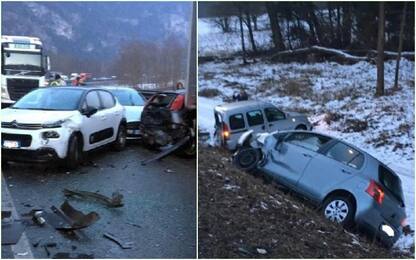 Maltempo in Valsugana: incidente coinvolge 50 auto, 16 i feriti