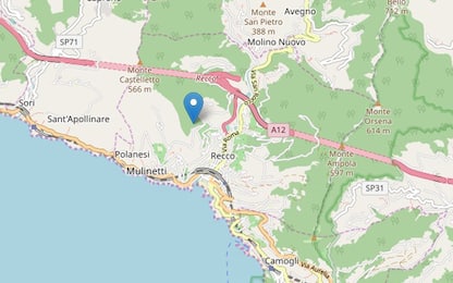 Terremoto a Recco, in Liguria: scossa di magnitudo 2.2