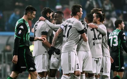 Serie A, Sassuolo-Juve 0-3: gol e highlights