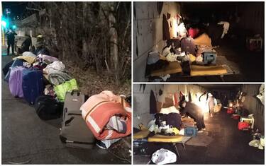 Roma, sottopasso-dormitorio: sgomberate 25 persone