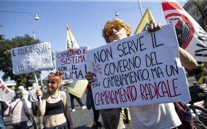 “Marcia per il clima”, in piazza a Roma contro le grandi opere