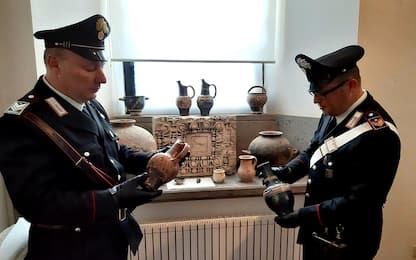 Reperti archeologici da 250mila euro in una villa di Trevignano Romano