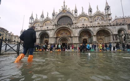 Venezia, acqua alta a 134 centimetri: non succedeva ad aprile dal 1936