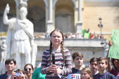 A Roma con Greta, in piazza per i Fridays for future. FOTO 