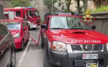 Genova, due incendi a San Fruttuoso. Morto un 43enne
