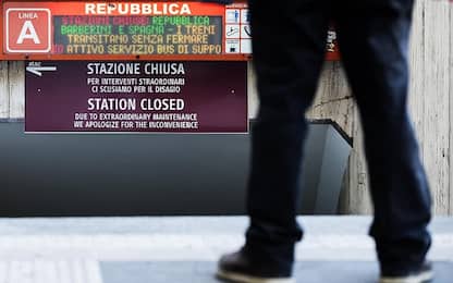 Nubifragio a Roma: riaperta la stazione metro Repubblica. VIDEO