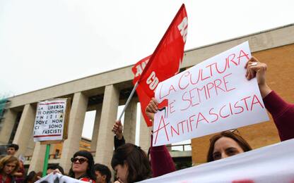 Mimmo Lucano alla Sapienza: la manifestazione anti-fascista