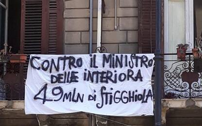 Palermo, striscione contro Salvini alla vigilia della sua visita