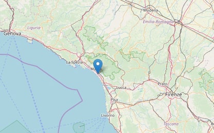 Toscana, terremoto a Massa Carrara: scossa di magnitudo 3.1