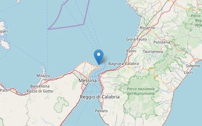 Terremoto nello stretto di Messina, scossa di magnitudo 2.9