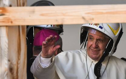 Camerino, il Papa in visita ai terremotati