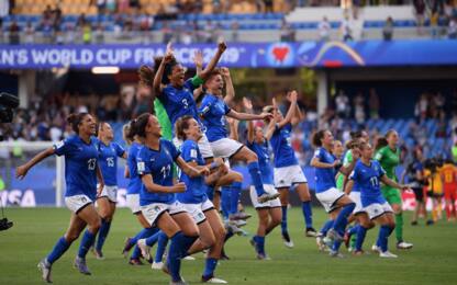 Mondiali femminili, Italia ai quarti: battuta Cina 2-0