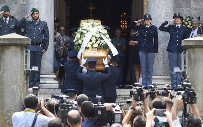 Francesco Saverio Borrelli, i funerali a Milano. FOTO