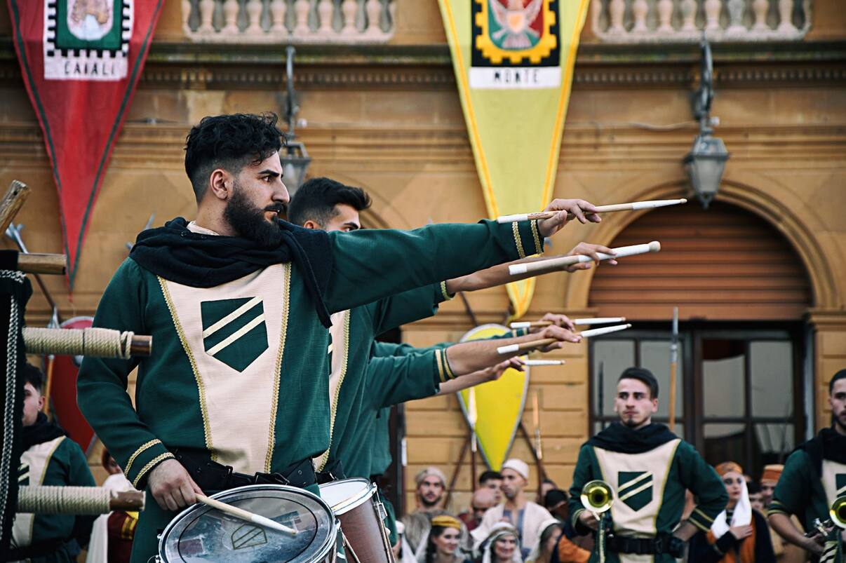 Piazza Armerina, lo spettacolo del Palio dei Normanni Piazza Armerina, lo spettacolo del Palio dei Normanni