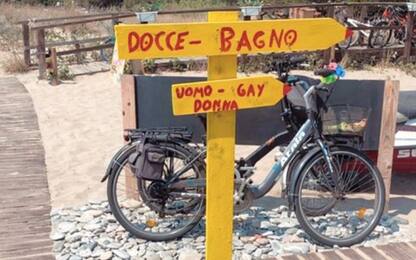 “Uomo-gay-donna”, rimosso cartello con indicazioni per wc ad Ascea