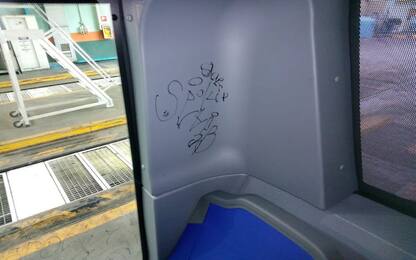 Torino, vandali imbrattano i nuovi bus. Appendino: "Insulto a città"
