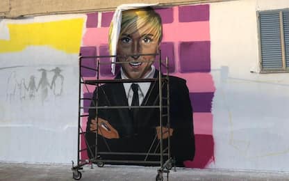 Taranto, spunta un murale dedicato a Nadia Toffa