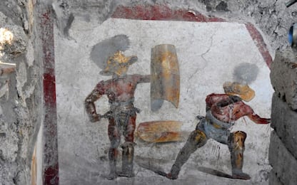 Pompei, dagli scavi emerge nuovo affresco. FOTO 