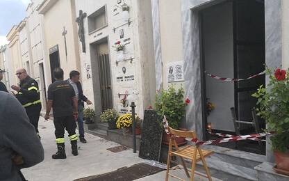 Cede pavimento del cimitero a Balestrate: ferite 2 donne, una è grave