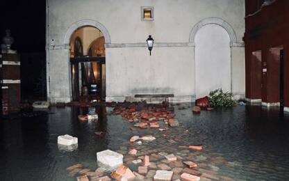 Acqua alta Venezia, danni al Collegio a San Servolo. FOTO