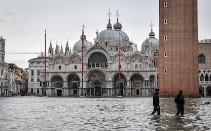 Acqua alta Venezia, atteso picco a 120 cm. Allerta meteo in 7 regioni