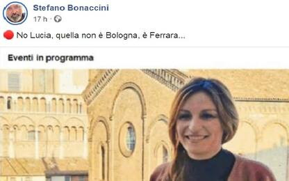 Elezioni Emilia, gaffe di Borgonzoni: scambia Ferrara con Bologna