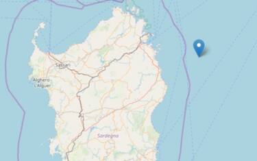 Sardegna, scossa di terremoto di magnitudo 3.5 al largo di Olbia