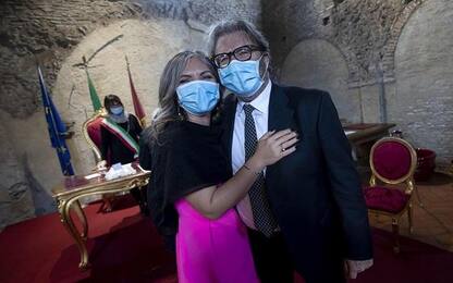 Coronavirus, Roma: matrimonio con mascherine in una chiesa sconsacrata