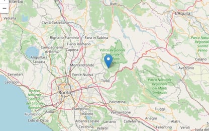 Terremoto vicino a Roma: scossa di magnitudo 3.0