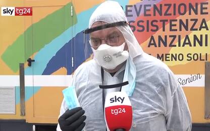 Coronavirus Roma, Sky TG24 nella Rsa Santa Marinella. VIDEO