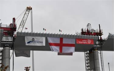 Le tappe della ricostruzione del nuovo Ponte a Genova. FOTO