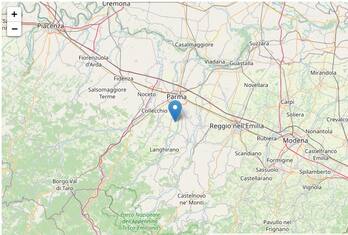 Terremoto in Emilia Romagna, scosse tra Parma e Reggio Emilia