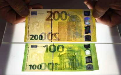 Le nuove banconote da 100 e 200 euro