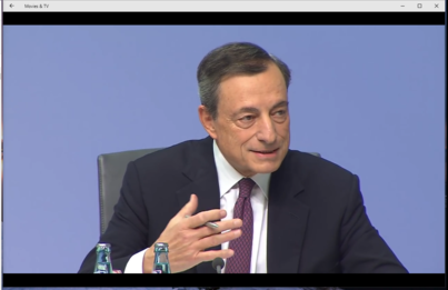 Draghi: a dicembre si rivaluta il Quantitative Easing
