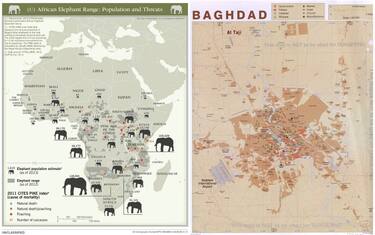 Dal D-day alla guerra in Iraq: le mappe della CIA sbarcano su Flickr