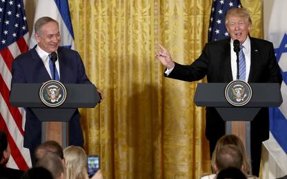 Usa, Trump incontra Netanyahu: "Israele e Palestina? Basta la pace"